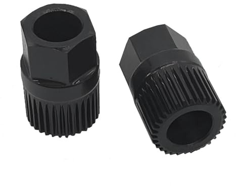 GIONAR 2 Pcs Alternator Pulley Removal Tool, Generator Pulley Removal Tool 33 Teeth, Socket Alternator Clutch for Removing and Replacing the Pulley, Compatible with A3 TT Volkswagen Ford Peugeot