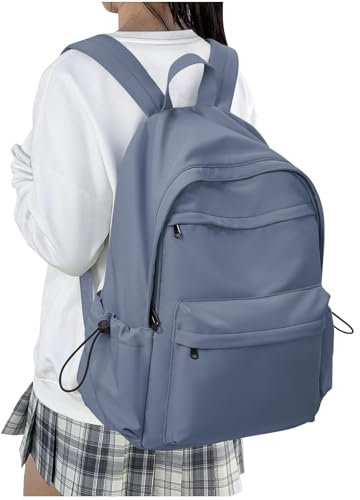 HYC00 Schulrucksack Teenager Mädchen Schultaschen Causal Daypacks Damen College Rucksack Leichter Rucksack Mädchen Teenager Schule Schultasche Wasserdicht Laptop Rucksack 14 zoll Backpack,Blau Lila