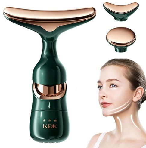 Face Massager, 3-in-1 Face Massager Against Wrinkles, Facelifting Device with Gua Sha Face Tools, Electric Face Massager, Tightening