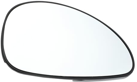 A ABSOPRO Verre Rétroviseur Droit Plaque Support Pour Citroen C4 04-09 1Pc | Vrai Verre, Blanc, Non Chauffant, Avec Plaque De Support, 17.3cm, Électrique