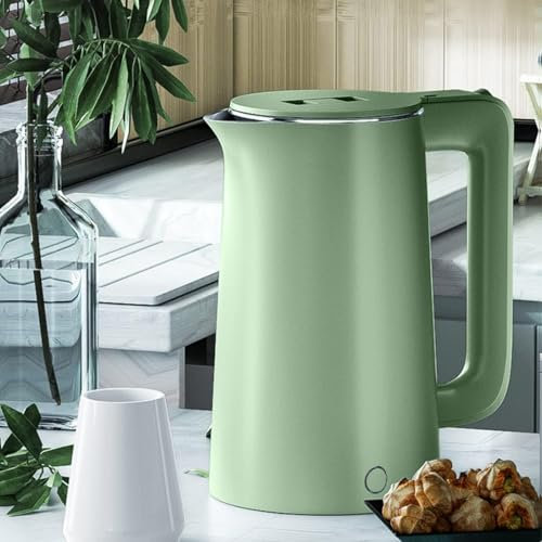 Bouilloire électrique en acier inoxydable avec arrêt automatique et protection contre l'ébullition à sec, capacité de 2,3 l pour thé, café et thé vert