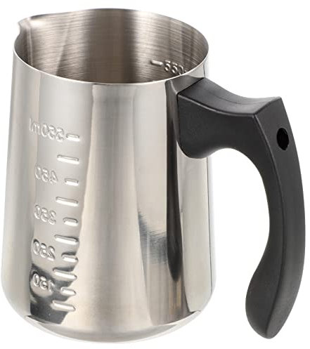 Mikinona Jarra Humeante De Acero Inoxidable Para Espumar Leche Taza Espumadora Multifuncional Para Uso Diario Cocina Hogar y Café