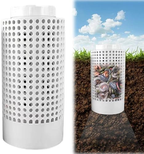 Inground Worm Farm Composter, bidone per compostaggio esterno, NUOVO kit per compostaggio di vermi interrati per aiuole rialzate a casa, riducendo i sistemi di compostaggio dei rifiuti alimentari