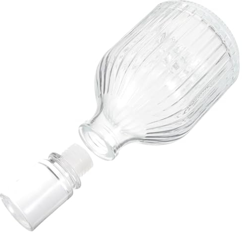 Whiskey Decanter 360ml Glass Resealable Alcohol Dispensing