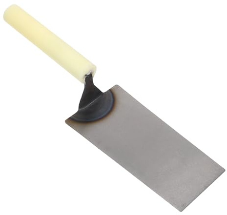 HOLIDYOYO Spatola per Intonaco in Acciaio Inox Rinforzata con in Antiscivolo Strumento per Pittura Drywall e Lavori in Finitura Liscia e Uniforme per Edilizia