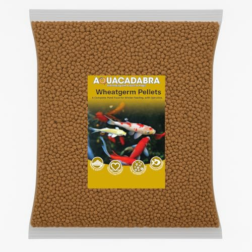 Aquacadabra Pond Wheatgerm Winter Autumn Cold Weather Koi Fish Food Pellets 5mm 2kg