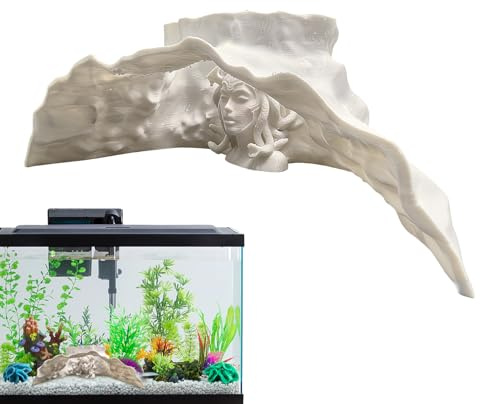 Jiwyunlu Aquarium-Höhle | Garnelenversteck mit natürlichem Design,Unterirdische Tunnelhöhle für Aquarien,für kleine Buntbarsche Cory Guppy Clownschmerle Corydora Wels Terrarium Reptilien Schildkröte