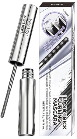 Voluminous Mascara - Sweat-Proof Beauty Product, Lash Primer with Curling Feature, Makeup Tool with Long-Lasting Style, Eye Cosmetic with Daily Detail, Party Outdoor Vacation for Women Girl Office Bea