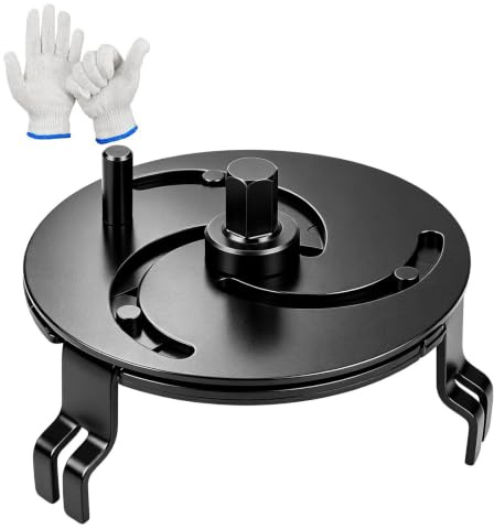 Lomhyve Llave universal para tapa de depósito, llave de filtro de aceite de 3 brazos, herramienta de extracción de filtro de aceite, ajustable Ø87-170 mm para coche, moto, camión, tractor