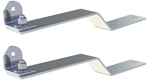 Dachhaken Universal Zubehör für doppelwandige Edelstahl Schornsteine 1 Paar / 2 Stück zur Abspannung vom Dach mit Hilfe von Seilen oder Abspannstangen