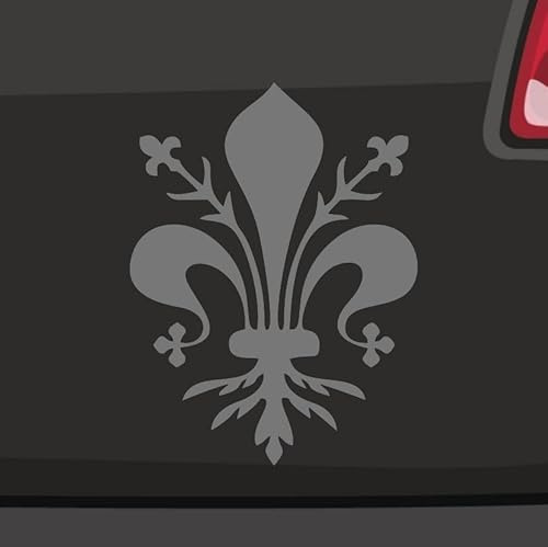 Florentiner Lilie Aufkleber -6 Größen 21 Farben- Heraldik Wappen Florenz Italien