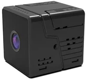 Jcheng, telecamera spia nascosta, Wi-Fi, mini cubo, controllo mobile, per interni ed esterni, visione notturna e rilevamento del movimento, con scheda SD da 32 GB