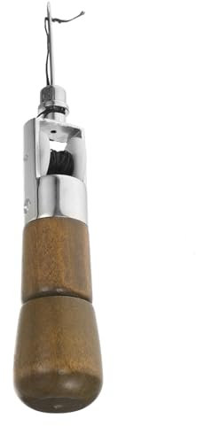 STOBOK 1 Juego maquina de coser a mano para cuero herramientas de cuero kit de punzón de cuero herramientas de reparación de cuero de bricolaje kit de lezna herramientas manuales de cuero