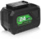 Goodexo Ersatzakku für Greenworks 24V-Akku 4.0Ah 29842 29852 BAG708 BAG711 Kompatibel für Greenworks 24V 20352 22232 2508302