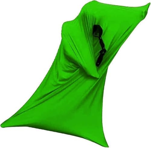 BANTASE Sensorische Ganzkörper-Socken Für Kinder, Kinder Sensorische Ganzkörper Socken, Vollkörper-Umwicklung Für Jungen Mädchen Erwachsene Autismus, Stressabbau Und Entspannung(Grün,L)