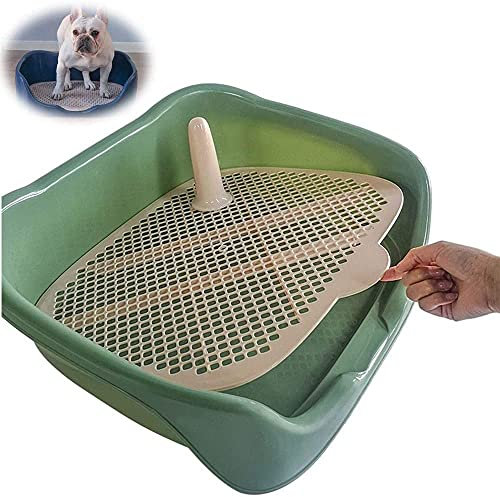 ZHZXBDGQ Inodoro para perros, orinario de perro, gato, inodoro para perros, excrementos domésticos, urinario, entrenamiento de bichón, limpieza del cuenco para perro, 54 cm