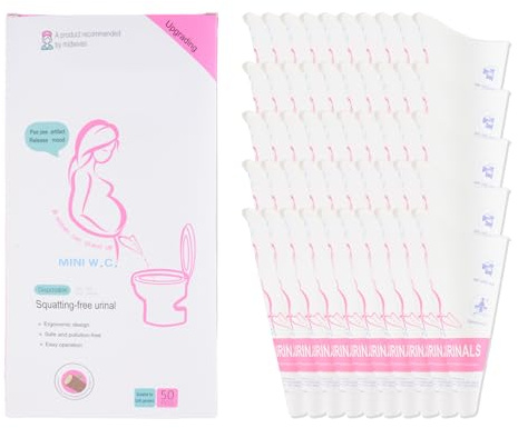 KIXINY Damen Urinella Tragbarer Trichter Camping Toilette für Reisen und Wandern Faltbar und Auslaufsicher Urinella Gerät für Frauen Ideal für Camping und Outdoor-Aktivitäten