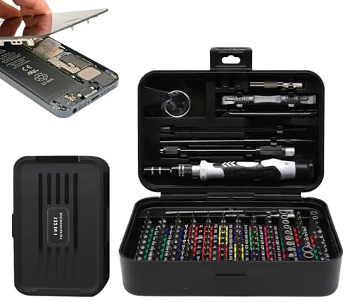 Precision Screwdriver Set - Magnetic Electronics Screwdriver 132 Parts - Drills, Hand Tools, Eyewear Accessories, Computer and Watch Repair Kits