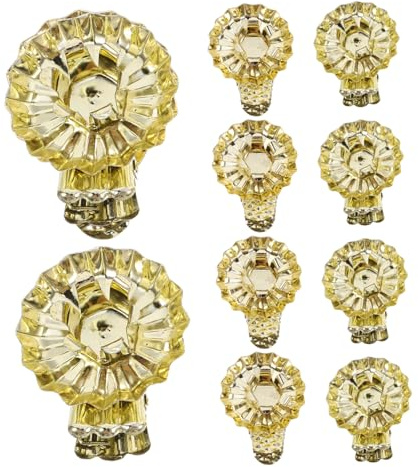 TOYZFRIENDY 20pezzi Clip Per Candele Di Natale in Metallo Portacandele Clip Per Albero Di Natale Decorazione Per Portacandele
