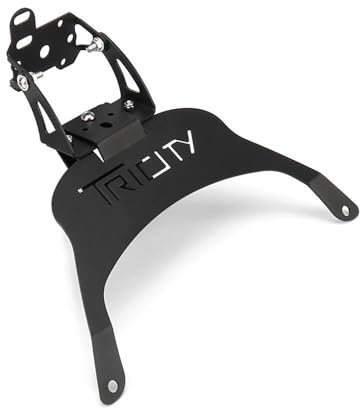 Staffa Supporto Per Navigatore GPS Per Moto Per Yamaha Tricity Per Smartphone In Metallo Nero, Piastra Di Piastra Di Navigazione(NERO 2)
