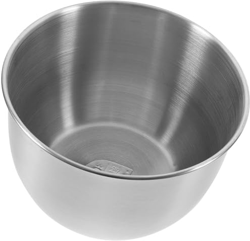ULDIGI Ciotola per Mescolare in Acciaio Inox, Contenitore da Cucina Multifunzione per Pasta e Riso, Leggera e Facile da Pulire, per Uso Quotidiano in Casa