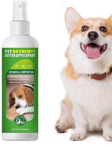 Anti-tuggspray för hundar - 100 ml Beteendekorrigerande Bitter Dimma,Hundspray Stoppar Slickandet - För Och Möbler, Soffor Och Schäslonger, Dörrkarmar, Hörn, Träd, Samt