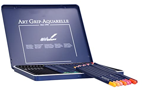 RiToEasysports Aquarellstifte Set, 72 Farben mit Wasservermalbarem Effekt für Malen, Zeichnen, Ausmalen (wasserlöslich)