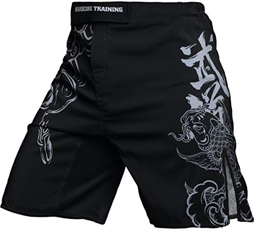 Hardcore Training Shorts Homme Combat Shorts Arts Martiaux MMA BJJ Fitness Muay Thai Boxe Grappling No Gi