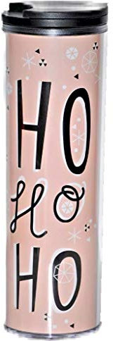 Starbucks Bicchiere rosa Holiday 2017 Ho Ho Ho Acrilico 16 Oz