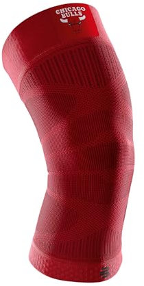BAUERFEIND Ginocchiera Sports Compression Knee Support NBA con logo squadra