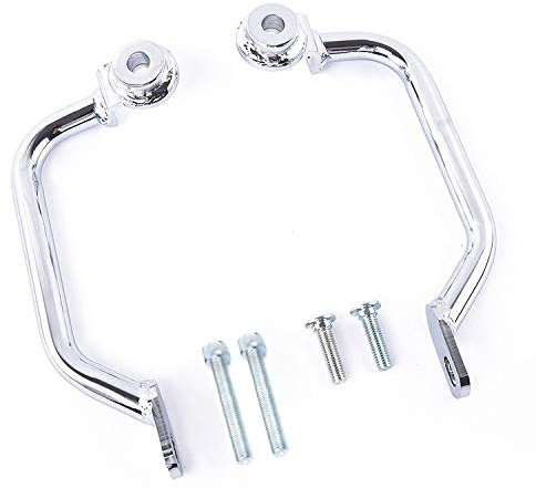 Motorrad Stahl Hintersitz Beifahrer Haltegriff Sitz Seitenhandlauf Griff Kit für Z900RS Z900 RS Z 900 RS Z950RS Z950 RS Z 950 RS 2017 2018 2019 2020 2021 2022 2023 Zubehör (Chrom)