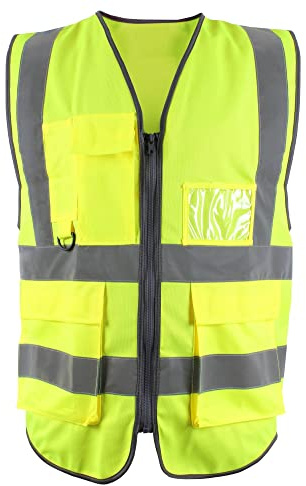Blackrock Yellow & Blue Premium Hi Vis Vest