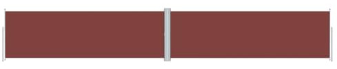 vidaXL Toldo Lateral retráctil marrón 160x1000 cm