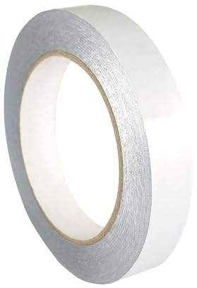 KLEBESHOP24 Alu-Klebeband selbstklebend, silber, 38 mm x 50 m | Lüftungs-Klebeband, zum Abdichten von Verbindungsstellen