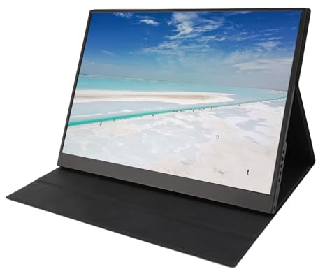 Jectse Monitor Portátil de 14 Pulgadas, 2160x1440P 60Hz 2K USB C HDMI Gaming IPS Display para Computadora Portátil, SRGB Monitor de Viaje Ultradelgado y Liviano con Parlantes para