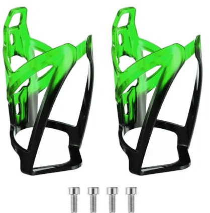 sourcing map Bike Water Bottle Holder PC Universal Bicycle Bottle Cages Ultralight Cycling Hydration Brackets with Screws for MTB Mountain Gravel