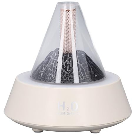 Diffusore di Oli Essenziali per Aromaterapia, Lampada Aromatica Diffusore Umidificatore con modalità Multiple Luce Ambientale LED a 7 Colori Spegnimento Automatico per Camera da