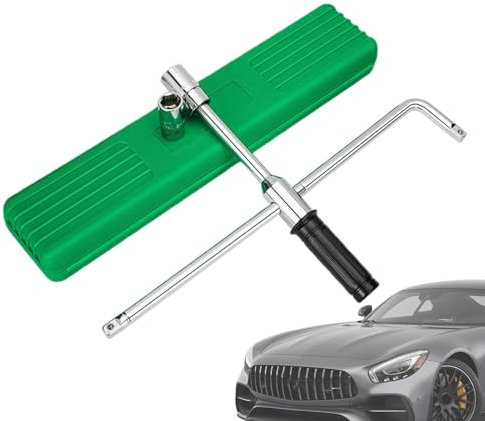 XUQEAYWD Verlängerter Radmutternschlüssel, 4-Wege-Radmutter-Entferner, Stecknuss, Reifenwerkzeug, Verlängerung, Fahrzeug-Radmutter-Entferner, Steckschlüssel-Set für Fahrrad, Auto, Wohnmobile