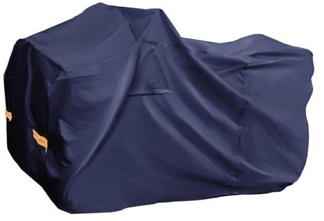 X AUTOHAUX Waterproof ATV Cover for Polaris Sportsman 450/570 84.65 Length | 4 Wheelers Quad Cover, Outdoor Sun Rain Storage Protection, Navy Blue, 84.65x48.03x47.24(L*W*H)