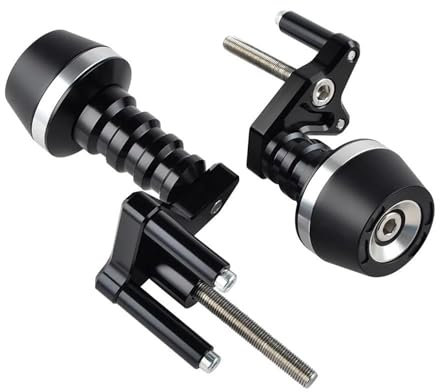 SQNYDH Motorrad-Rahmengleiter-Sturzpad Für Kawasaki Z1000SX Für Ninja 1000 2011-2016 Sturzschutz-Schutz Motorschutz Absturzschutz Teil(Titan)