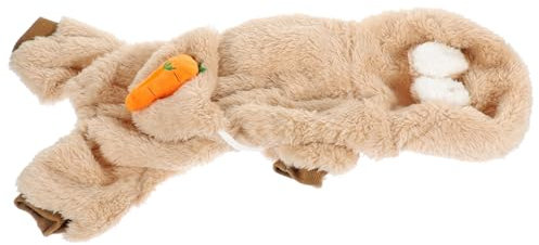 GANAZONO Hundemantel Für Kleine Hunde Winddichte Und Warme Kleidung Aus Fleece Für Herbst Und Winter Mit Niedlichem Karotten-Design Und Optimalem