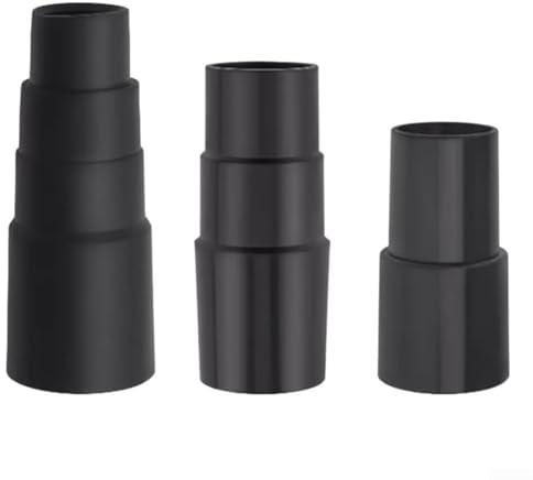 Eawfgtuw 3-Piece Vacuum Hose Adapter Set for Wet Dry for Vac, 1-3/8 to 1-1/4 Converter, Multi-Size Attachments Kit, Compatible with Various Vacuums, Hoses