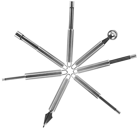 GLEAVI Stainless Steel Fruit Core Remover Apple Corer Berry Pitter Manual Jujube Pit Press Kitchen Tool