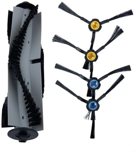 Set di spazzole laterali di ricambio per robot aspirapolvere Silvercrest SSR1, SSRA1, A9, A7, L100