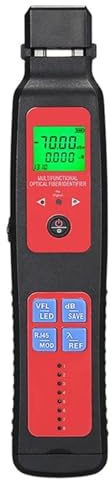 Fiber Meter, Identificatore di cavi in ​​fibra ottica A-507 Funzionalità test in tempo reale Tester rete 5 in 1 Indicatore LED Potenza