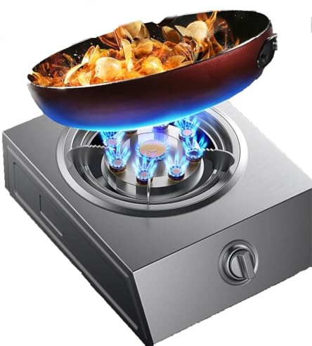 Cuisinière À Gaz De Table En Acier Inoxydable À Allumage Automatique, 7,5 KW, Avec Protection Anti-extinction, Pour Caravane, Cuisine, Camping(LPG)
