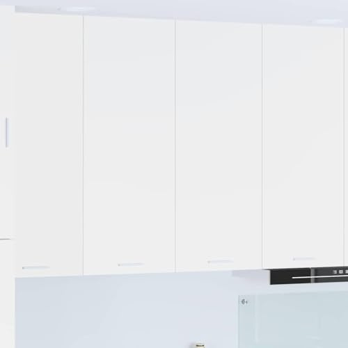 Generico Armadio pensile Riga Bianco 80 x 31 x 100 cm Legno Multistrato,Bianco,28.42kg,884362