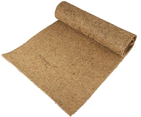 POPETPOP Fibra di Cocco, Tappetino Naturale per rettili Tappetino per terrario per lucertole Tartarughe Conigli - Accessori per rettili
