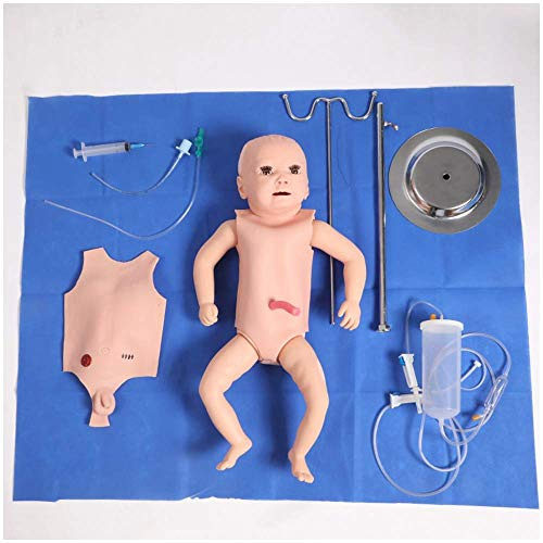 Modelo Avanzado de Cuidado de Bebé - Niño Enema Training Simulator - Enema Cateterización Intubación Punción Punción Capacitación Gastric Lavado Manikin