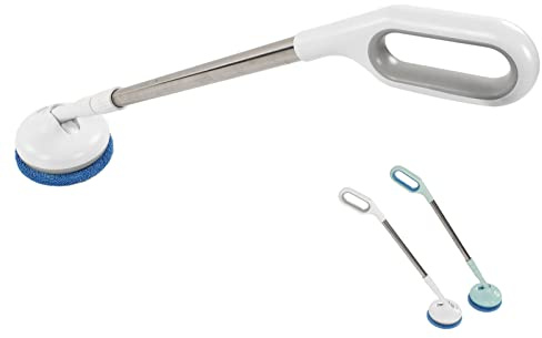 Kit per la Pulizia dei Vetri, Spazzola Elettrica per la Pulizia dei Vetri Senza Fili 8,5 W 5 V 2 A Spazzola per la Pulizia dei Vetri Elettrica Retrattile Impermeabile, Detergente per Vetri,(Bianco)